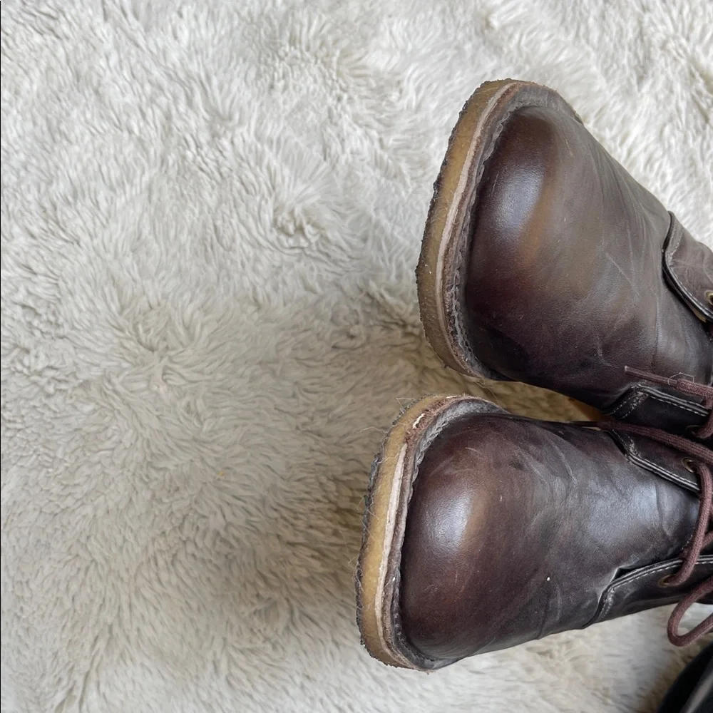 Men's Leighton Chukka Boots in brown leather size 10 - Picture 6 of 12